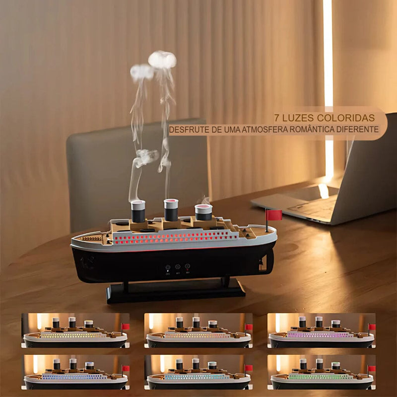 Barco Modelo Titanic Umidificador (ULTIMAS UNIDADES) E VOCÊ GANHA FRETE GRÁTIS casa Mil e Dois Descontos 