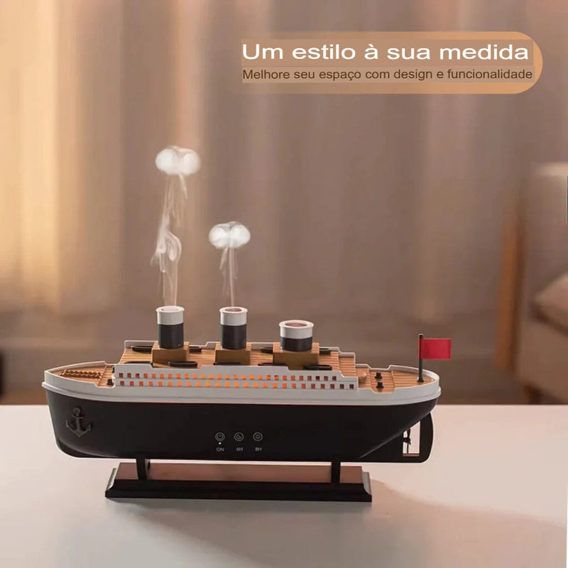Barco Modelo Titanic Umidificador (ULTIMAS UNIDADES) E VOCÊ GANHA FRETE GRÁTIS casa Mil e Dois Descontos 