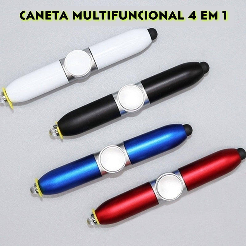 Caneta Multifuncional 4 em 1 [Estoque Limitado] canetas Mil e Dois Descontos 