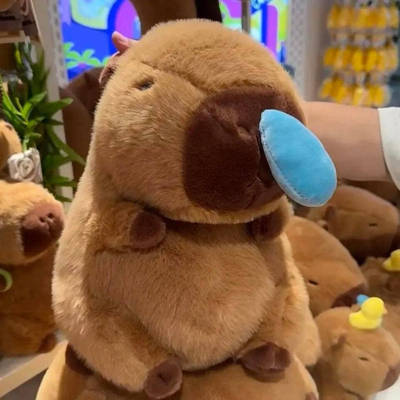 Capivara de Pelúcia - Antialérgico (Algodão 100% PREMIUM) capivara Mil e Dois Descontos Capivara catarrinho 33 cm 