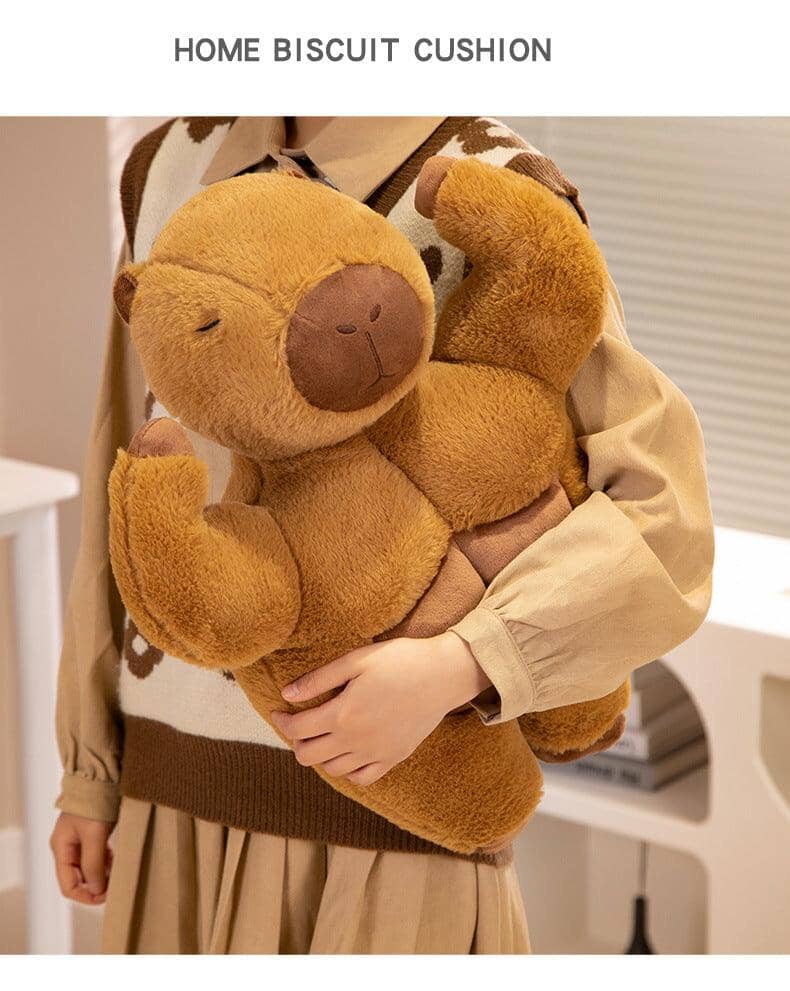 Capivara Marombeira™ Pelúcia (Algodão 100% Antialérgico) capivara marombeira Mil e Dois Descontos 