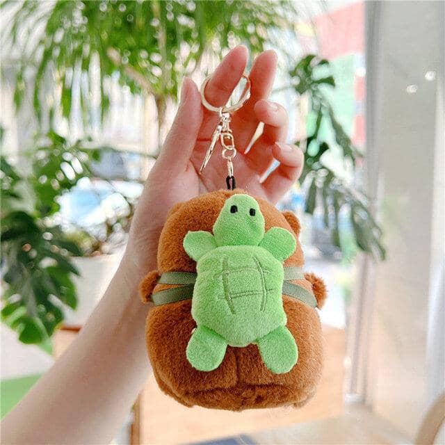 Chaveiro Capivara de Pelúcia (PROMOÇÃO) capivara Mil e Dois Descontos Capi + Mochila/Tartaruga 