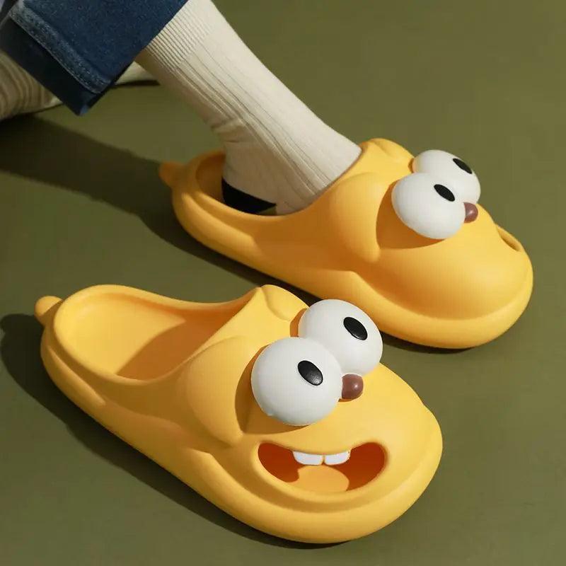 Chinelos Língua Kissing- Chinelos Para casais chinelos Mil e Dois Descontos AMARELO 36-37 
