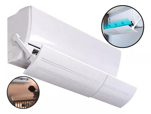 Defletor Ajustável Para Ar Condicionado Mil e Dois Descontos 