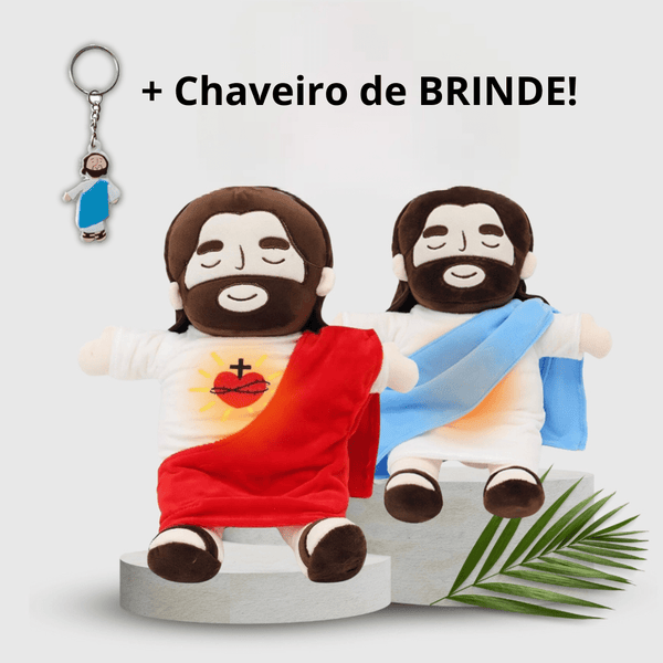 Jesus que Respira - O Pelúcia que Abraça com Fé e Acalma a Alma jesus que respira Mil e Dois Descontos 