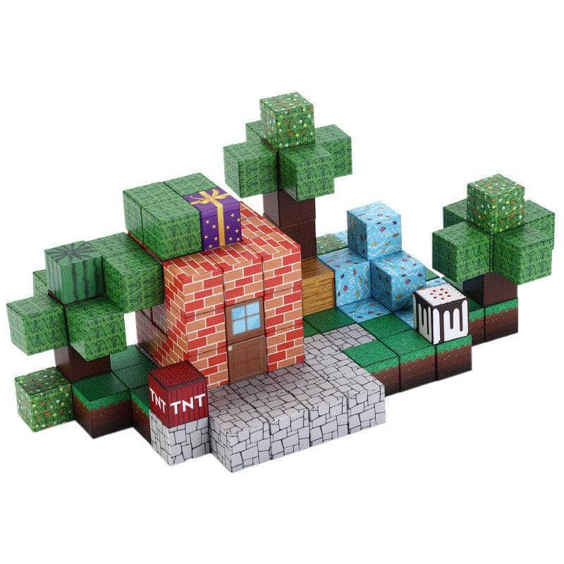 Kit Blocos Magnéticos Minecraft | OFERTA DE LANÇAMENTO minecraft blocos Mil e Dois Descontos 