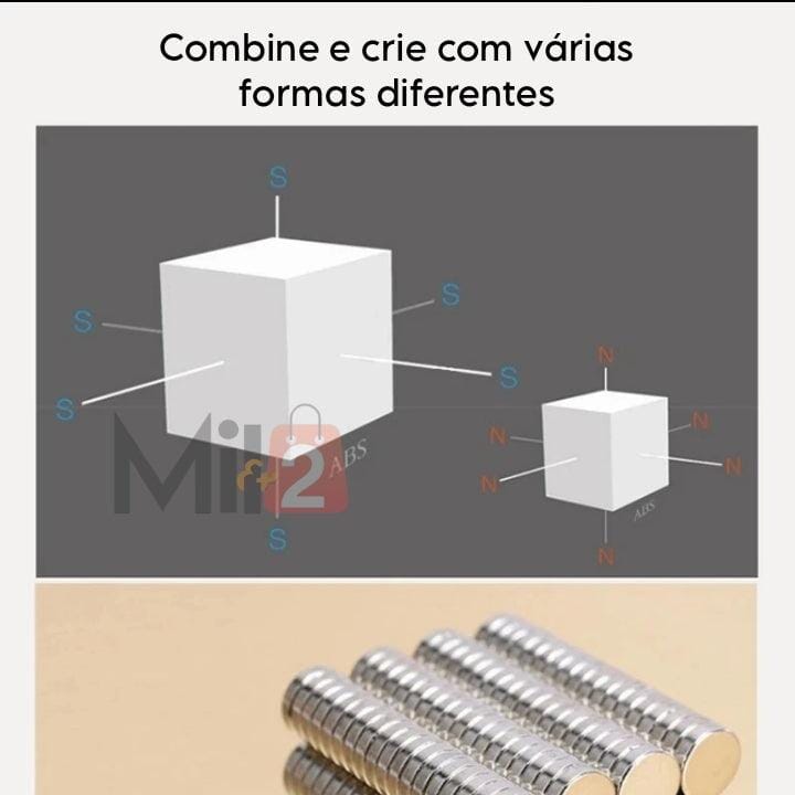 Kit Blocos Magnéticos Minecraft | OFERTA DE LANÇAMENTO minecraft blocos Mil e Dois Descontos 