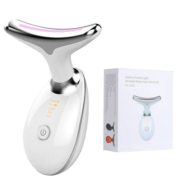 Massageador Facial com Led Terapia SkinGlow™ 3 em 1 (ÚLTIMAS UNIDADES) Massageador Facial 3 Leds Mil e Dois Descontos 