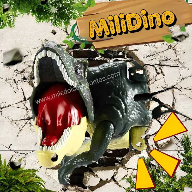 Milidino©: T-Rex com Movimento Realista, Luz e Som (ÚLTIMAS UNIDADES) Milidino Mil e Dois Descontos 