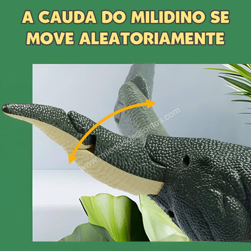 Milidino©: T-Rex com Movimento Realista, Luz e Som (ÚLTIMAS UNIDADES) Milidino Mil e Dois Descontos 