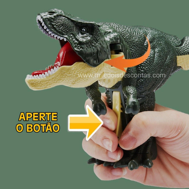 Milidino©: T-Rex com Movimento Realista, Luz e Som (ÚLTIMAS UNIDADES) Milidino Mil e Dois Descontos 