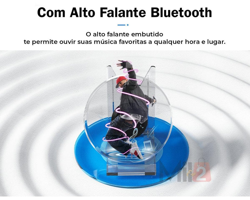 Mini Projetor de Hologramas 3D com Alto-falante Bluetooth Mil e Dois Descontos 