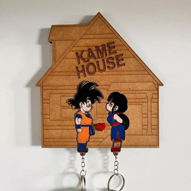 Porta chaves Romântico: Porta chaves + 2 Chaveiros Chaveiro google Mil e Dois Descontos Dragon Ball 