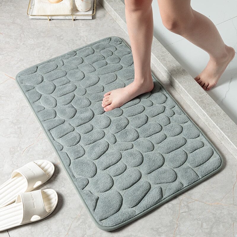Tapete De Box Banheiro (Absorve a água e não deixa odor) tapete absorvente Mil e Dois Descontos Verde 40x60cm 