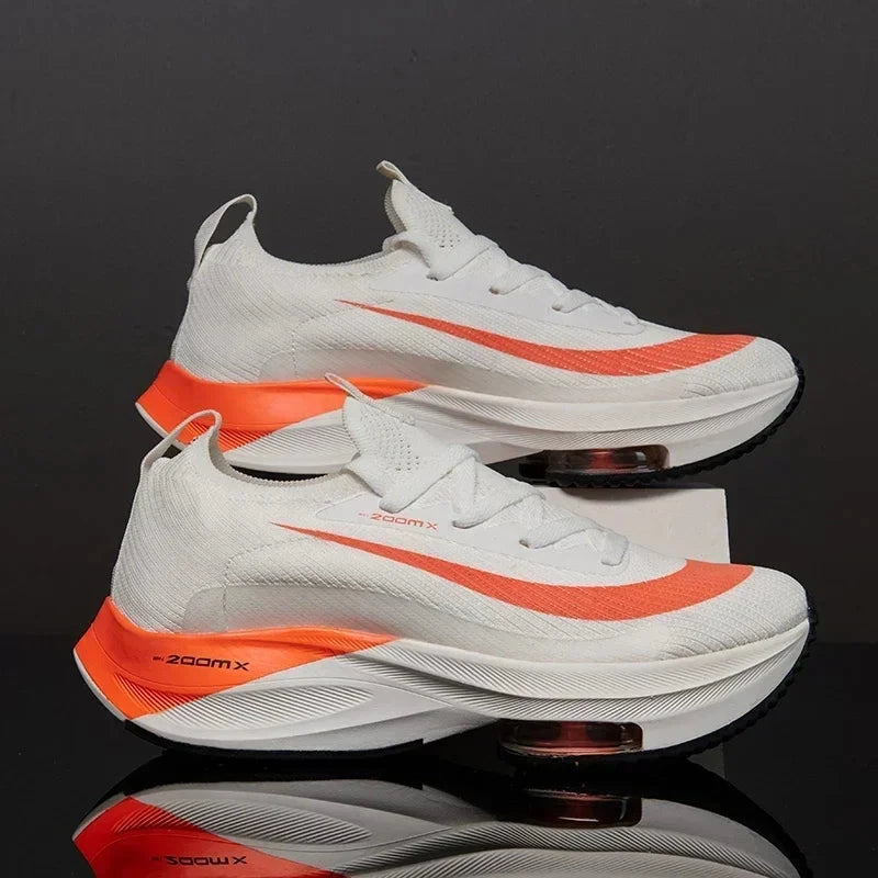 Tênis de Corrida Speed Rush 259U Tênis de Corrida Speed Rush Mil e Dois Descontos Branco e Laranja 34 