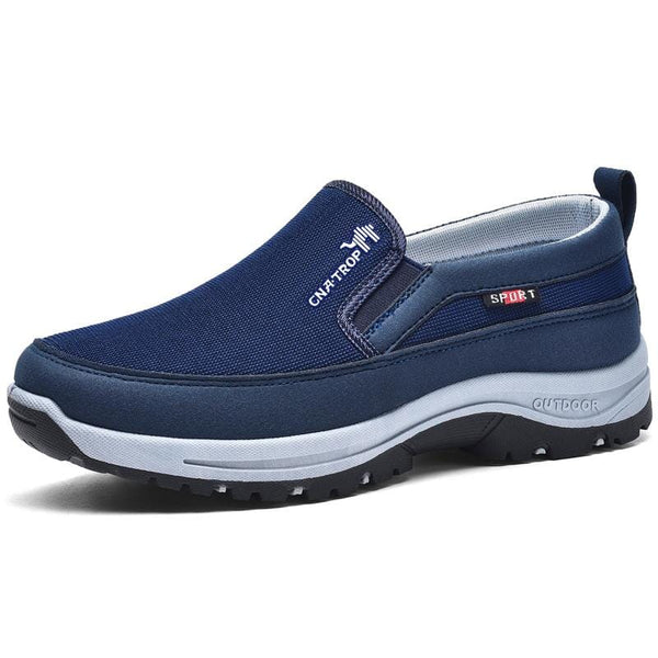 Tênis Mocassim Ortopédico Antiderrapante - ConfortoPlus Tênis Mocassim Ortopédico Antiderrapante - ConfortoPlus Mil e Dois Descontos Azul 36 