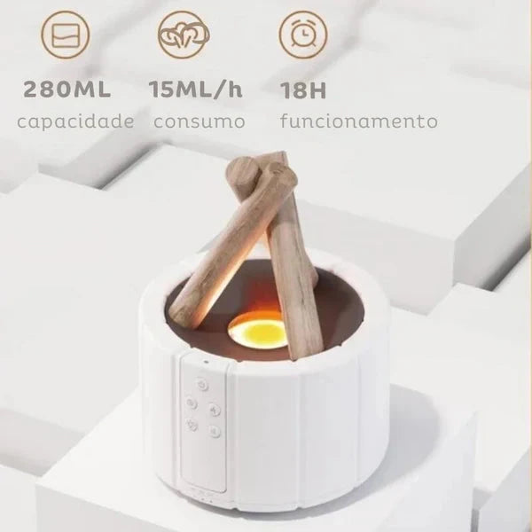 Umidificador de Fogueira + FRETE GRÁTIS (ULTIMAS UNIDADES) Casa Mil e Dois Descontos 