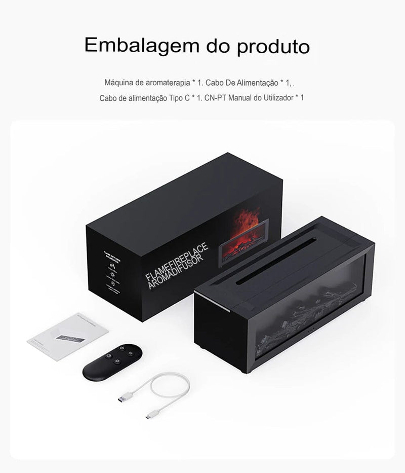 Umidificador de Lareira + FRETE GRÁTIS + PAZ E CONFORTO PARA SUA CASA! Casa Mil e Dois Descontos 