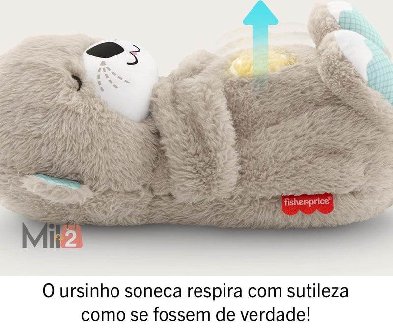 Ursinho que Respira: Soneca™ (Pelúcia Antialérgico) lontra respira Mil e Dois Descontos 