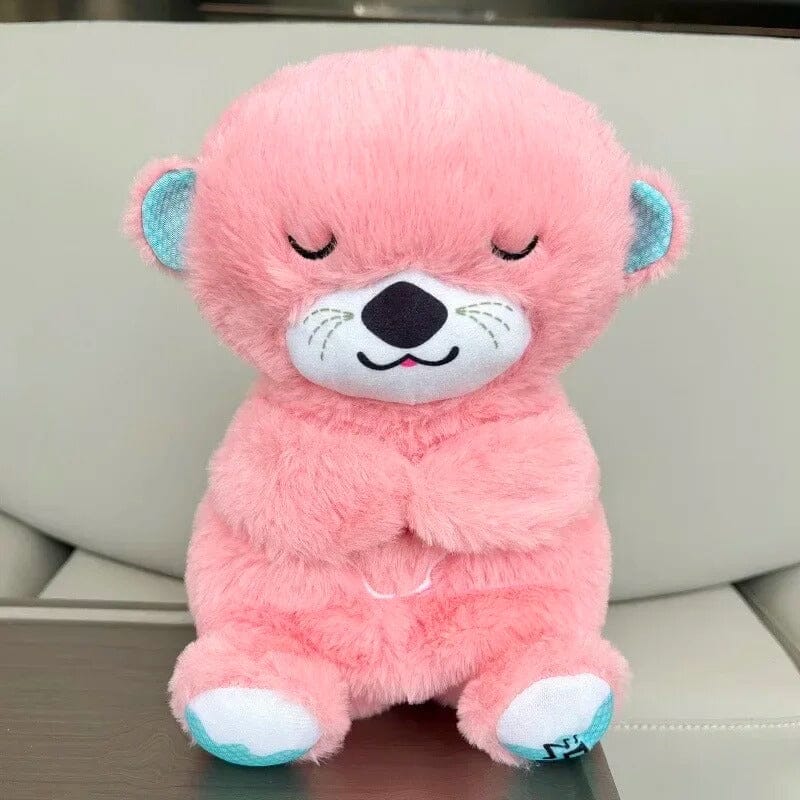 Ursinho que Respira: Soneca™ (Pelúcia Antialérgico) lontra respira Mil e Dois Descontos Lontra Rosa 